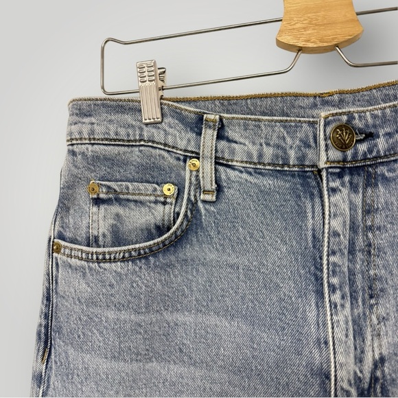 Rag & Bone Andi Ankle-Length Wide Leg Jeans Cecilia Sz 31 - Picture 5 of 16